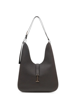 TOM FORD LEATHER MEDIUM HOBO - Black