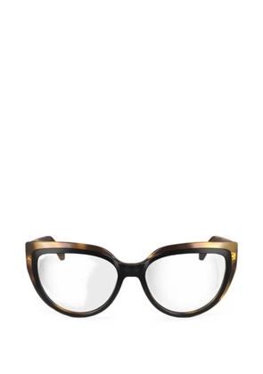 Ferragamo cat-eye tortoiseshell-effect glasses - Brown