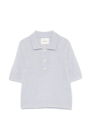 Lisa Yang Masy short-sleeve polo top - Blue