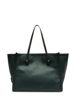 GIANNI CHIARINI Marcella grained leather tote bag - Green