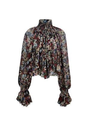 KHAITE Durer top in black multi