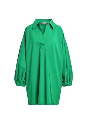 Essentiel Antwerp oversized voluminous-sleeves mini dress - Green