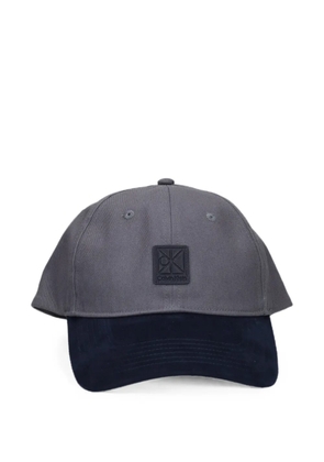 Calvin Klein logo-patch baseball cap - Blue