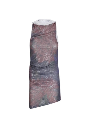 Maison Margiela printed draped top - Red