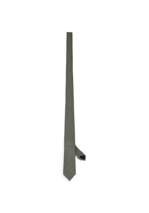 Corneliani jacquard-motif tie - Green