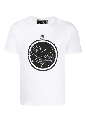 Swarovski capricorn cotton T-shirt - White
