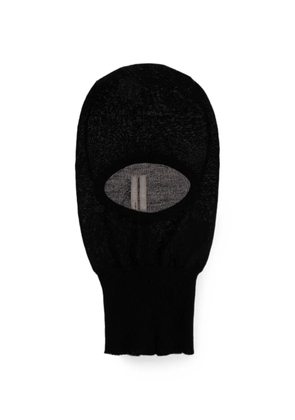 Rick Owens fine-knit cashmere balaclava - Black