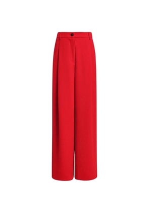 Essentiel Antwerp Kelsea pleated wide-leg trousers - Red
