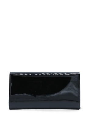 Jimmy Choo Emmie black patent-leather clutch bag