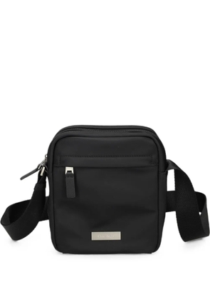 Calvin Klein logo-plaque shoulder bag - Black