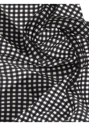 Woolrich checked silk scarf - Blue