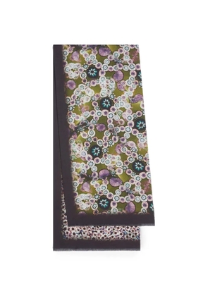 DRIES VAN NOTEN printed scarf - Green