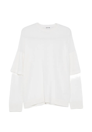 DARKPARK layered-sleeves sweater - White