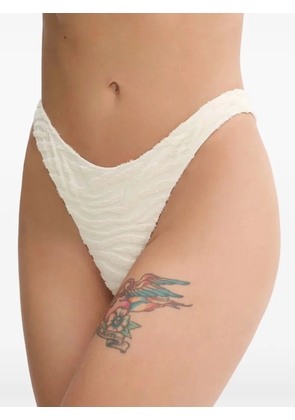 MC2 Saint Barth textured bikini bottoms - Neutrals