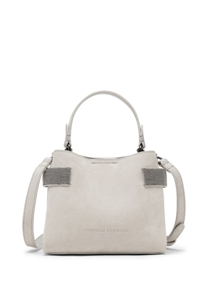 Brunello Cucinelli small Essence tote bag - Grey