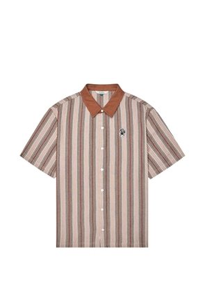 Malbon Golf Stealie Blanket vertical-stripe polo shirt - Neutrals