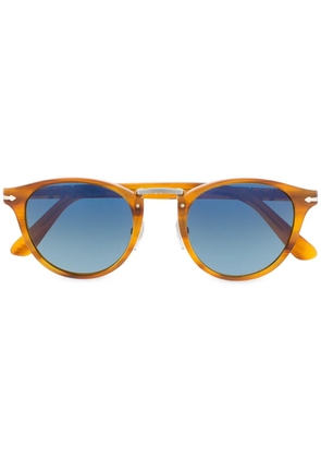 Persol polarised round sunglasses - Brown