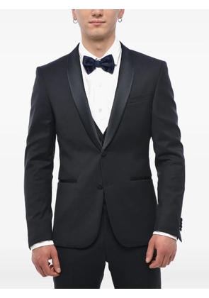 Corneliani shawl-lapel three-piece suit - Blue