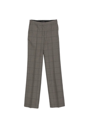 Mugler houndstooth-pattern tailored trousers - Grey