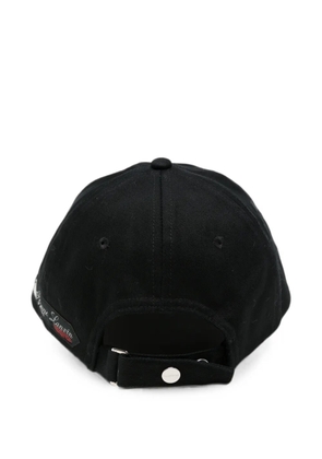 Lanvin logo-patch curved-peak baseball cap - Black