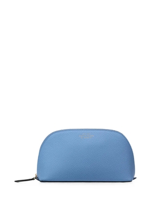 Smythson Panama cosmetic case - Blue