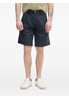 Aeronautica Militare logo-patch cargo shorts - Blue