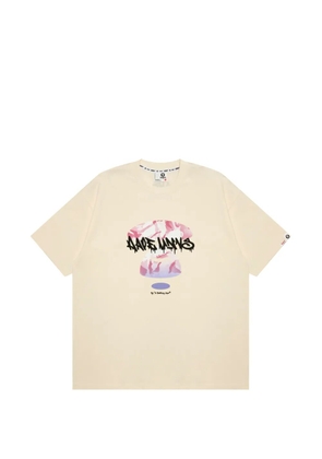 AAPE BY *A BATHING APE® AAPEUNVS cotton T-shirt - Neutrals