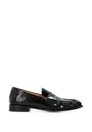 Furla patent-leather loafers - Black