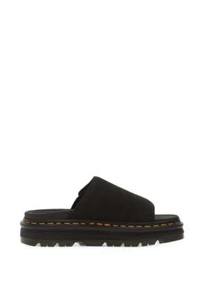 Dr Martens Zebzag touch-strap contrast-stitch slides - Black