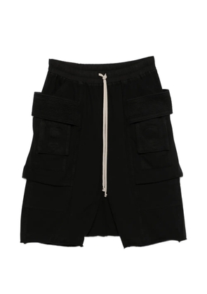 Rick Owens DRKSHDW Creatch drawstring pocket shorts - Black