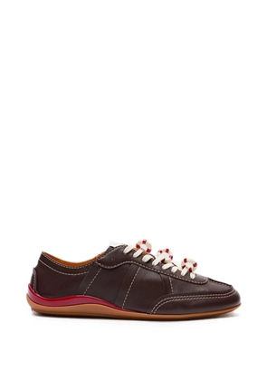 LILI CURIA Zola leather sneakers - Red