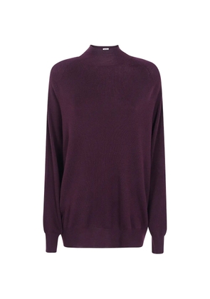 ASPESI raglan-sleeve turtleneck sweater - Red