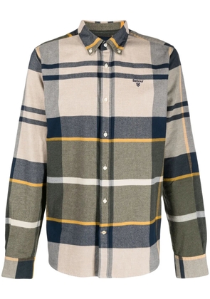 Barbour plaid-check pattern shirt - Neutrals