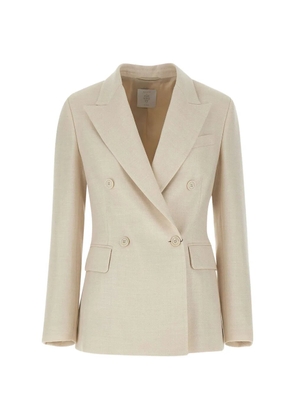 Eleventy double-breasted herringbone blazer - Neutrals