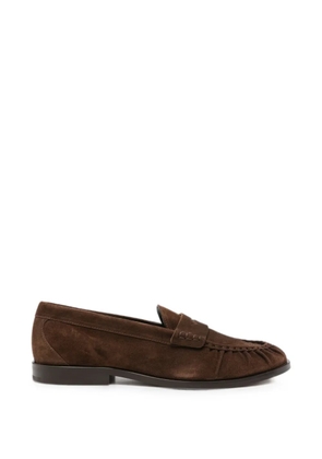 VINNY'S suede penny loafers - Brown
