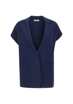 Kangra sleeveless knitted blazer - Blue