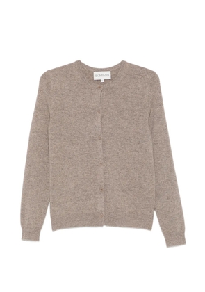 BOMPARD crew-neck cardigan - Neutrals