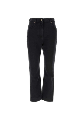 Valentino Garavani logo-patch jeans - Black