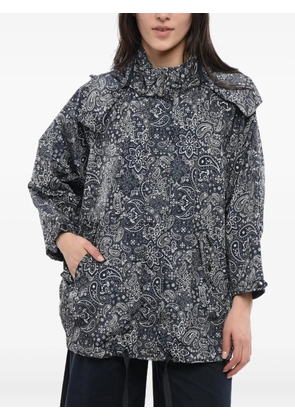 Woolrich paisley-print batwing-sleeve jacket - Blue