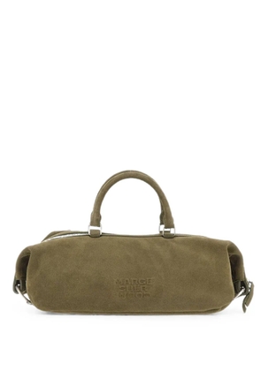 Marge Sherwood Dumpling EW suede tote bag - Green
