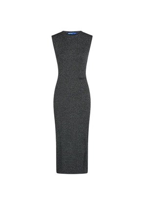 Karl Lagerfeld Jeans metallic knit dress - Grey