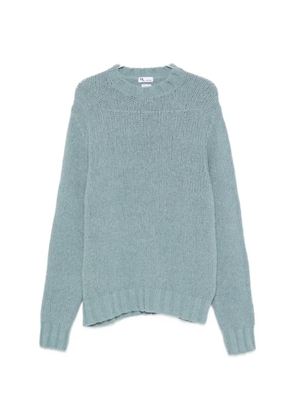 Doppiaa chunky-knit crew-neck sweater - Blue