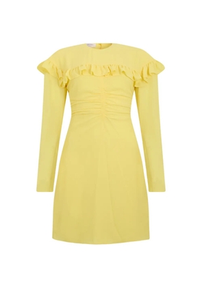 Philosophy Di Lorenzo Serafini ruffled long-sleeve dress - Yellow