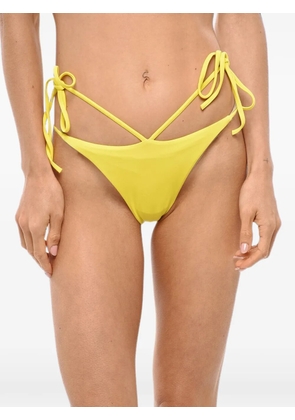 DSQUARED2 lace-up bikini briefs - Yellow