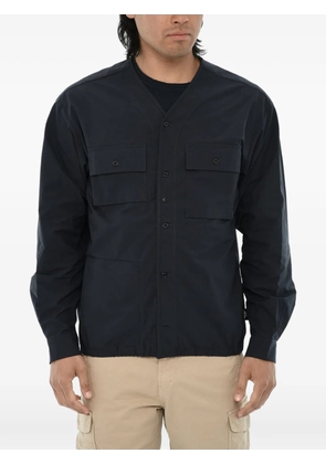 Woolrich V-neck button-up jacket - Blue