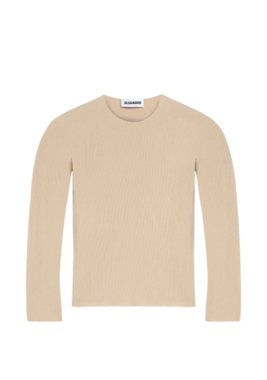 Jil Sander ribbed-knit top - Neutrals