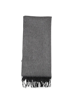 Pal Zileri fringed cashmere scarf - Grey