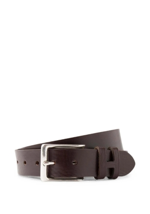 Hackett London logo-detail leather belt - Brown