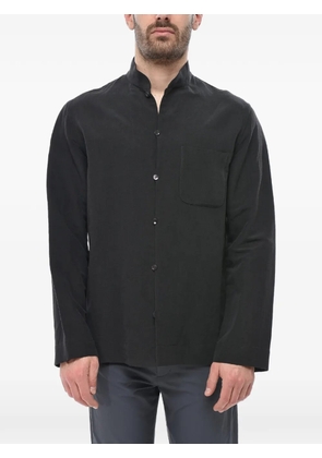 Umit Benan Francis mandarin-collar shirt - Black