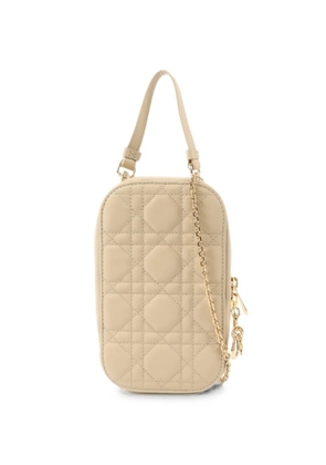 Christian Dior Pre-Owned Lady Dior Cannage mini bag - Neutrals